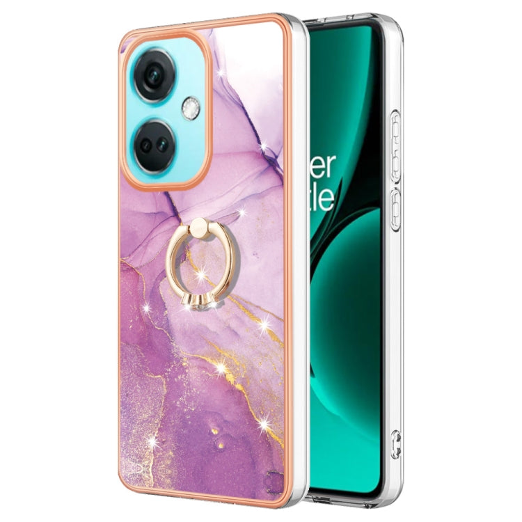 Electroplating Marble IMD TPU Phone Case with Ring Holder My Store