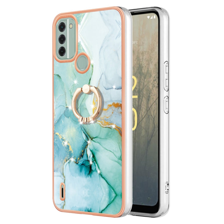 Electroplating Marble IMD TPU Phone Case with Ring Holder My Store