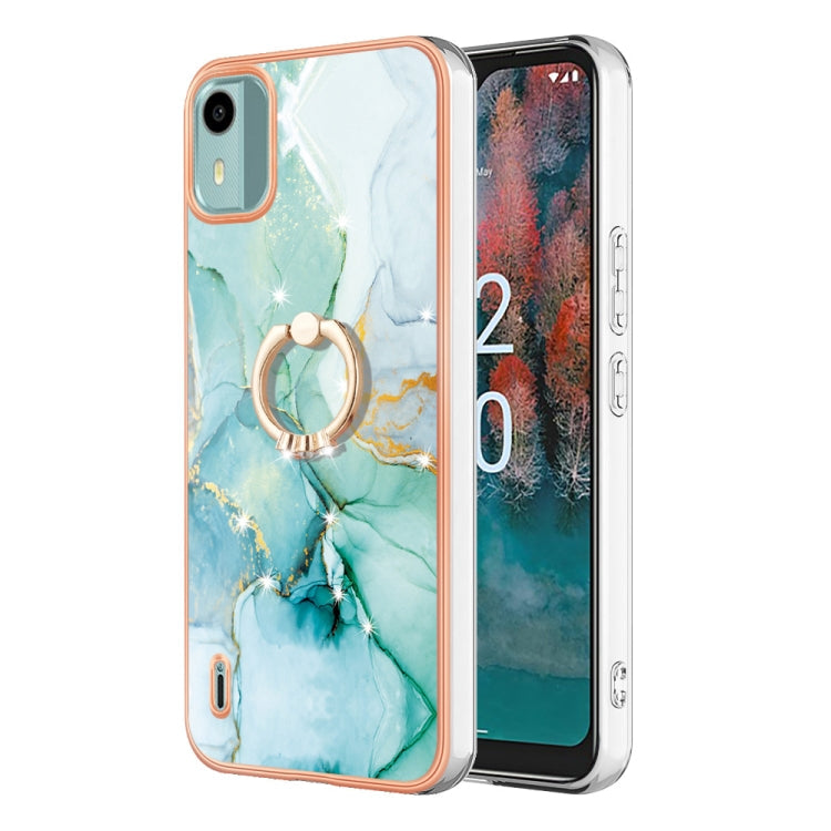 Electroplating Marble IMD TPU Phone Case with Ring Holder My Store