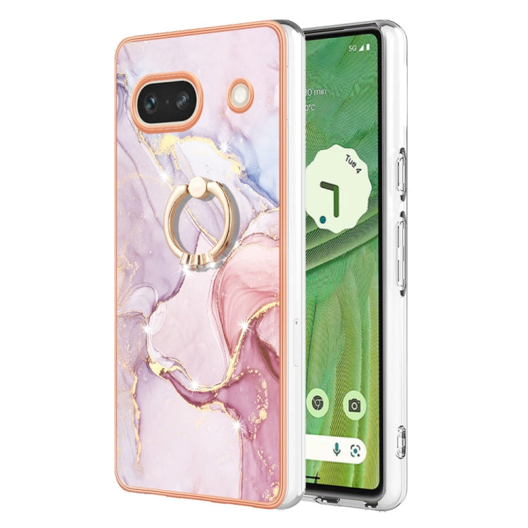 Electroplating Marble IMD TPU Phone Case with Ring Holder, Series 1 My Store