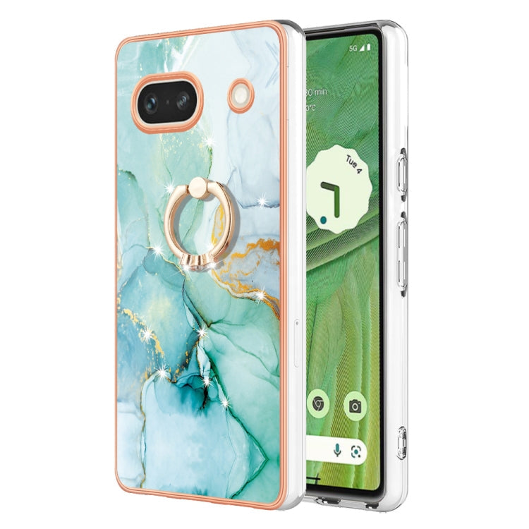 Electroplating Marble IMD TPU Phone Case with Ring Holder, Series 1 My Store