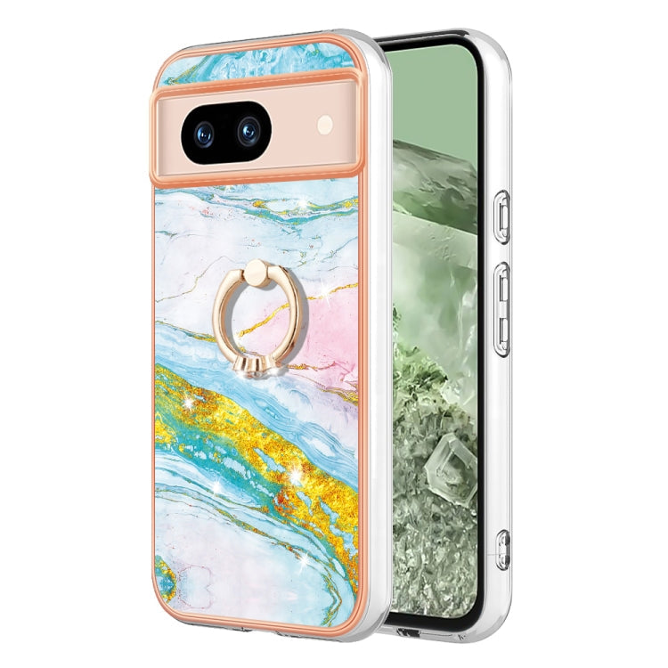 Electroplating Marble IMD TPU Phone Case with Ring Holder, Series 1 My Store