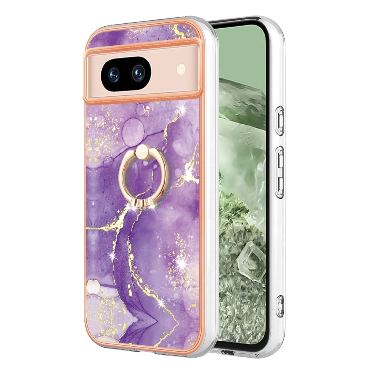 Electroplating Marble IMD TPU Phone Case with Ring Holder, Series 1 My Store