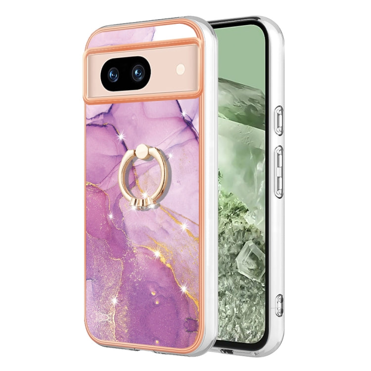 Electroplating Marble IMD TPU Phone Case with Ring Holder, Series 1 My Store