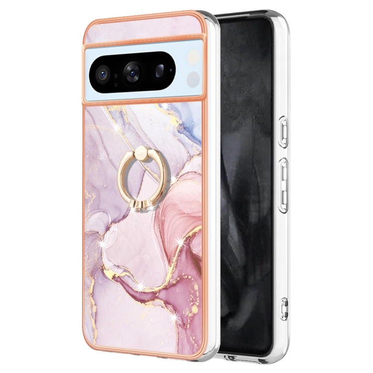 Electroplating Marble IMD TPU Phone Case with Ring Holder, Series 1 My Store