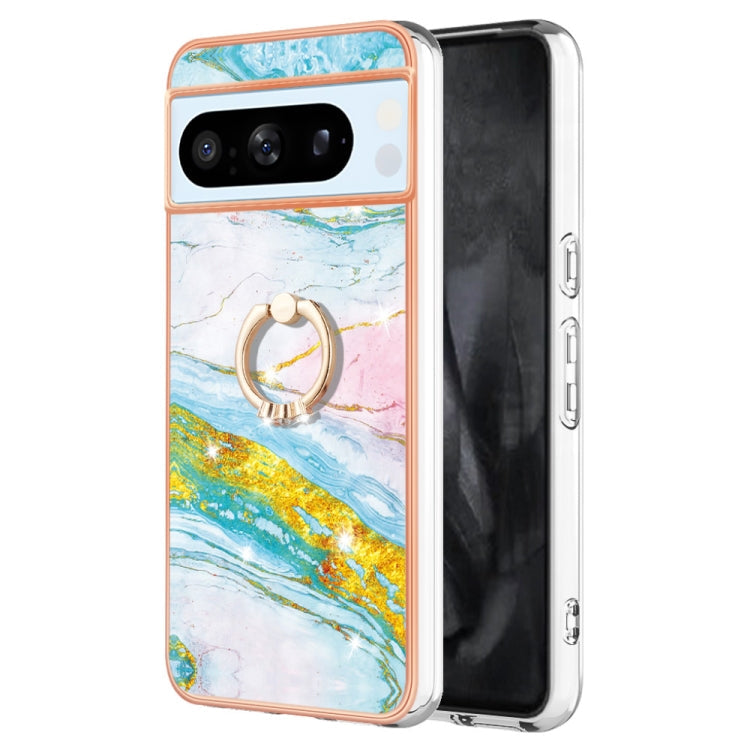 Electroplating Marble IMD TPU Phone Case with Ring Holder, Series 1 My Store