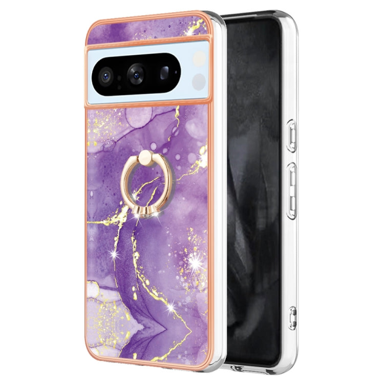 Electroplating Marble IMD TPU Phone Case with Ring Holder, Series 1 My Store