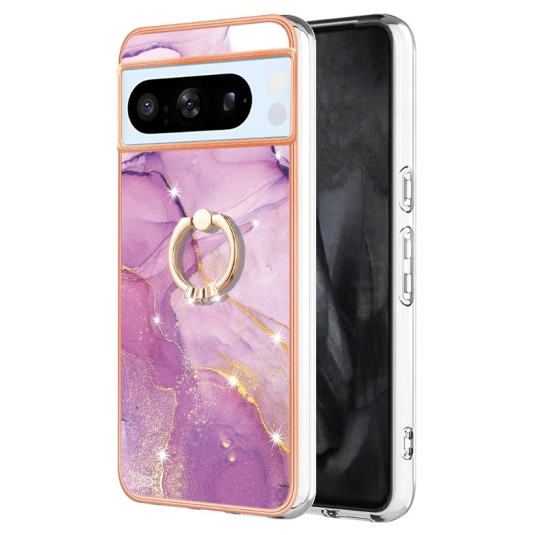 Electroplating Marble IMD TPU Phone Case with Ring Holder, Series 1 My Store