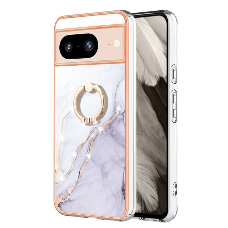 Electroplating Marble IMD TPU Phone Case with Ring Holder, Series 2 My Store