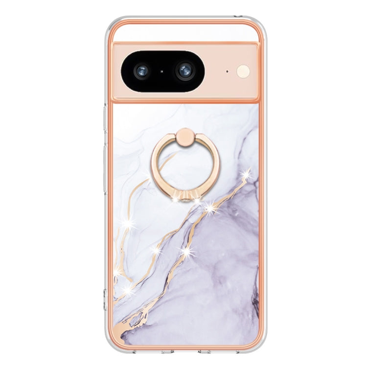 Electroplating Marble IMD TPU Phone Case with Ring Holder, Series 2 My Store