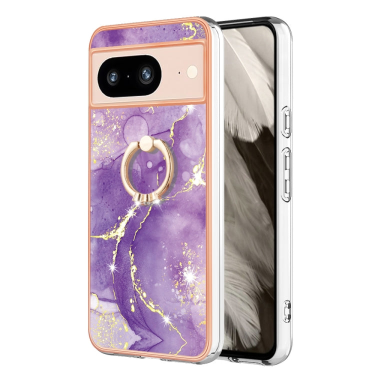 Electroplating Marble IMD TPU Phone Case with Ring Holder, Series 2 My Store