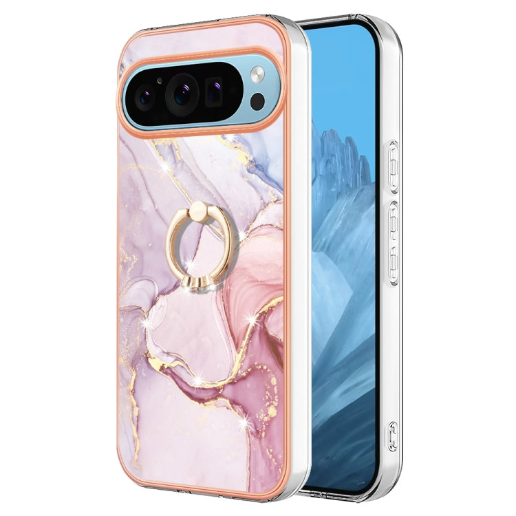 Electroplating Marble IMD TPU Phone Case with Ring Holder, Series 1 My Store