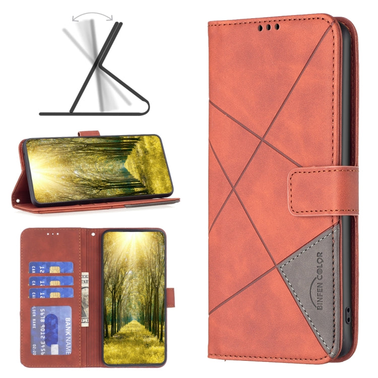 Magnetic Buckle Rhombus Texture Leather Phone Case, Series 1 My Store