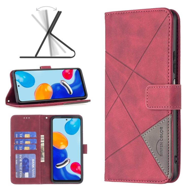 Magnetic Buckle Rhombus Texture Leather Phone Case, Series 1 My Store