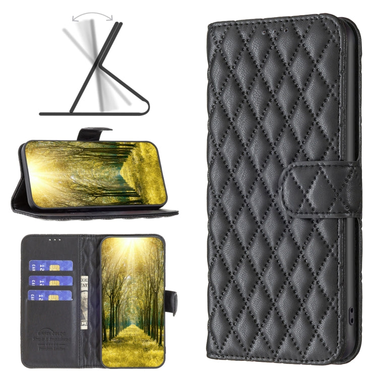 Diamond Lattice Wallet Leather Flip Phone Case My Store