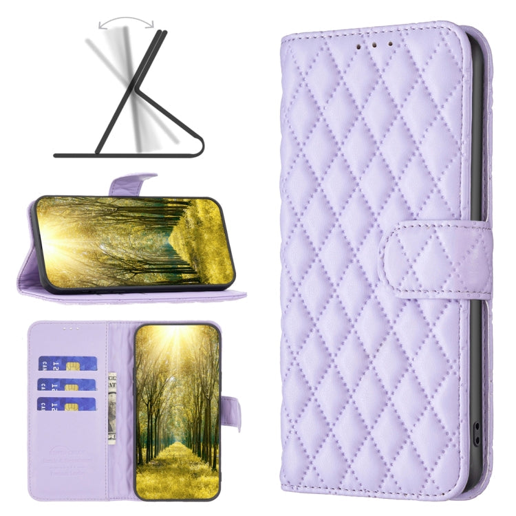 Diamond Lattice Wallet Leather Flip Phone Case My Store