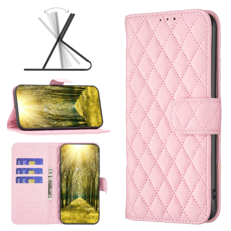 Diamond Lattice Wallet Leather Flip Phone Case My Store