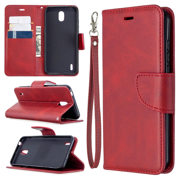 Retro Lambskin Texture Pure Color Horizontal Flip PU Leather Case with Holder & Card Slots & Wallet & Lanyard My Store