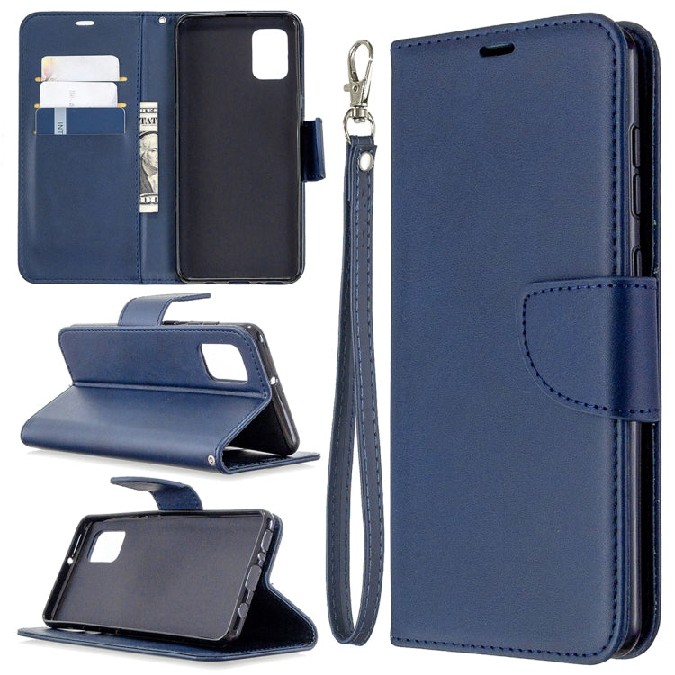 Retro Lambskin Texture Pure Color Horizontal Flip PU Leather Case with Holder & Card Slots & Wallet & Lanyard My Store