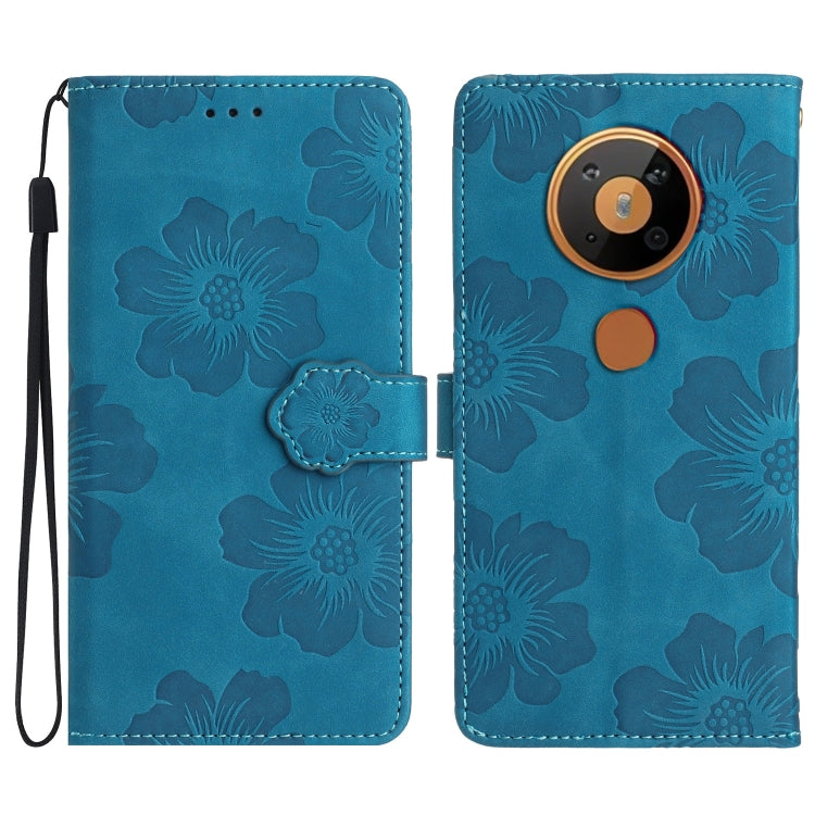 Flower Embossing Pattern Leather Phone Case My Store