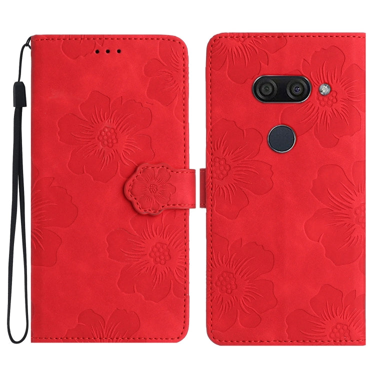 Flower Embossing Pattern Leather Phone Case My Store