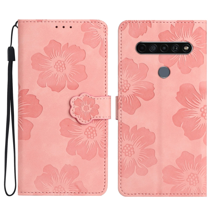 Flower Embossing Pattern Leather Phone Case My Store