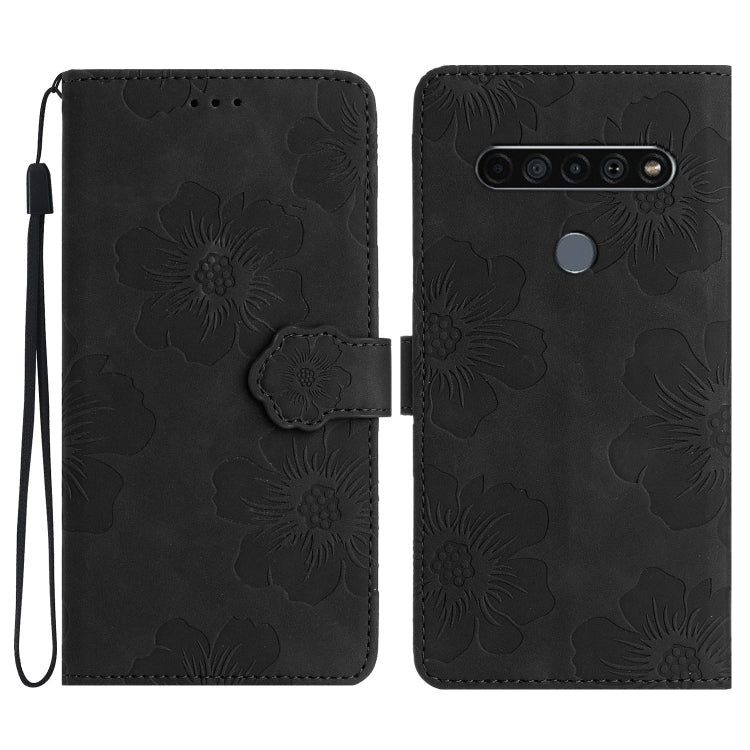 Flower Embossing Pattern Leather Phone Case My Store