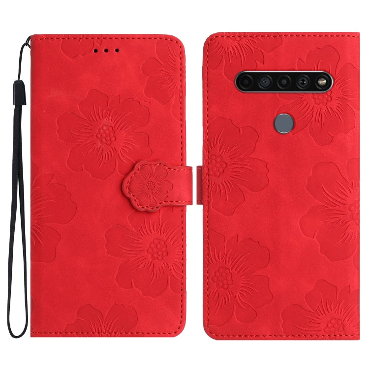 Flower Embossing Pattern Leather Phone Case My Store