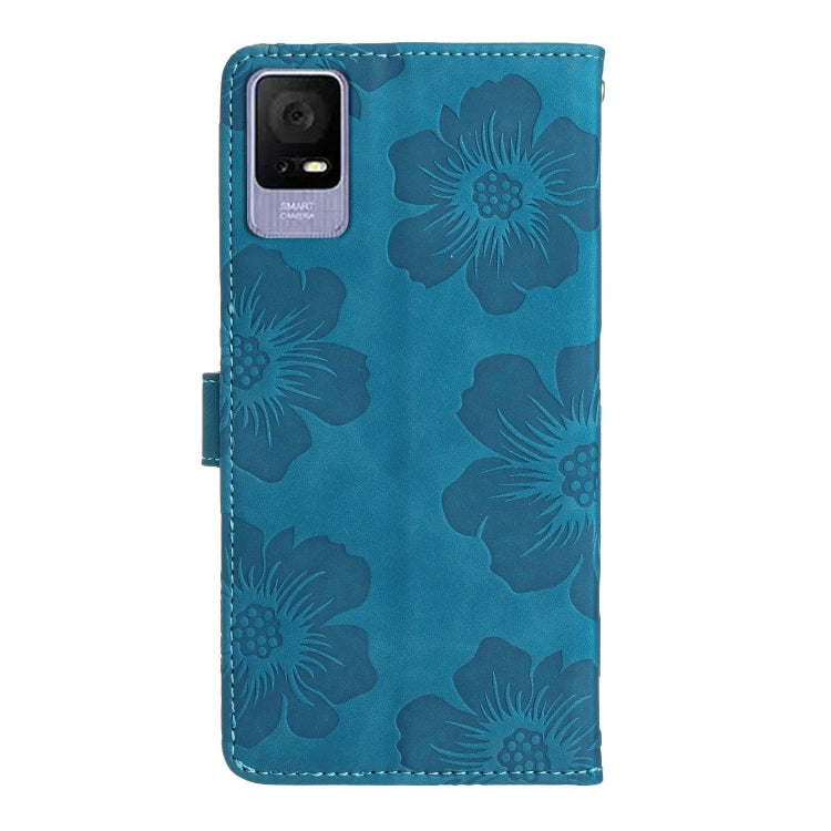 Flower Embossing Pattern Leather Phone Case My Store