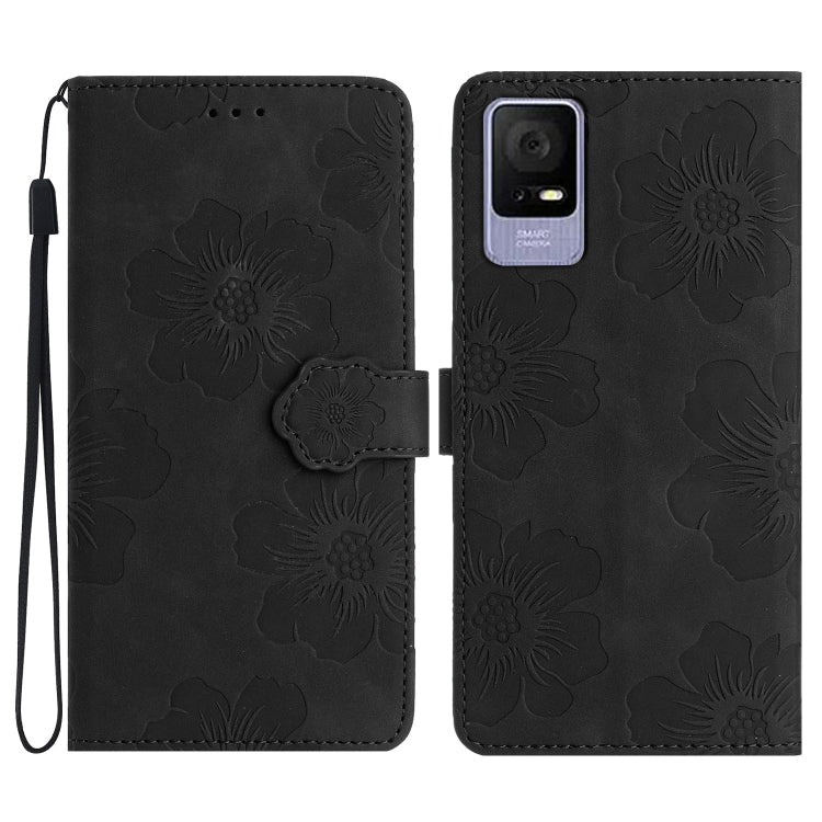 Flower Embossing Pattern Leather Phone Case My Store