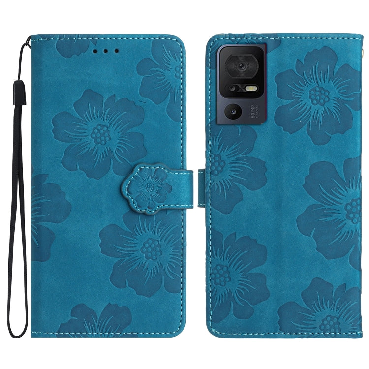 Flower Embossing Pattern Leather Phone Case My Store