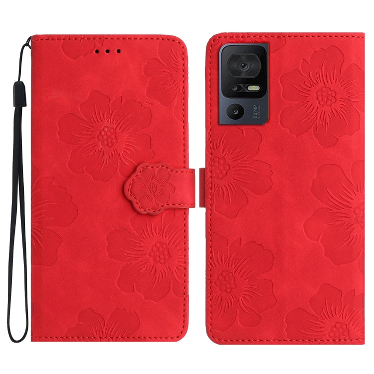 Flower Embossing Pattern Leather Phone Case My Store