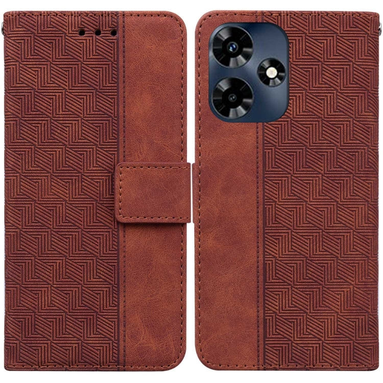 Geometric Embossed Leather Phone Case, Series 4 My Store