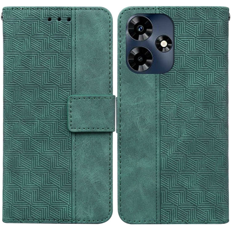 Geometric Embossed Leather Phone Case, Series 4 My Store