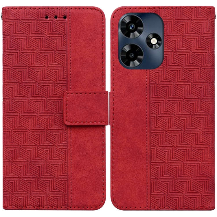 Geometric Embossed Leather Phone Case, Series 4 My Store