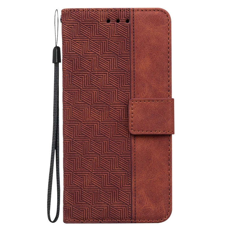 Geometric Embossed Leather Phone Case, Series 4 My Store