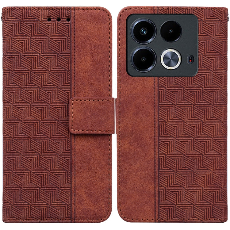 Geometric Embossed Leather Phone Case, Series 2 My Store