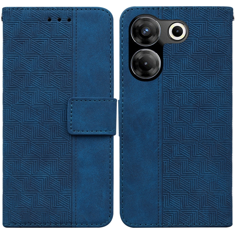 Geometric Embossed Leather Phone Case