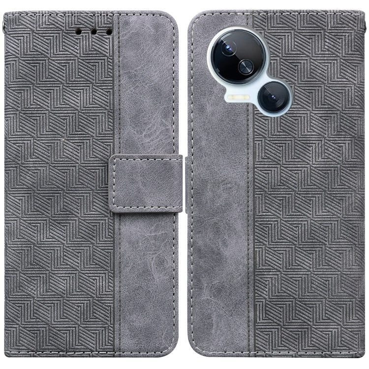 Geometric Embossed Leather Phone Case My Store