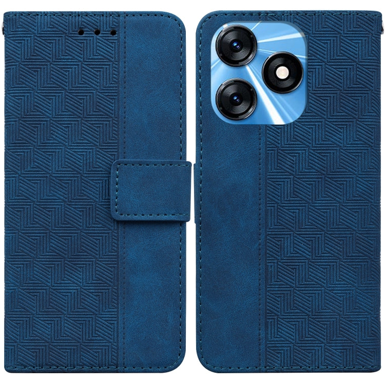 Geometric Embossed Leather Phone Case