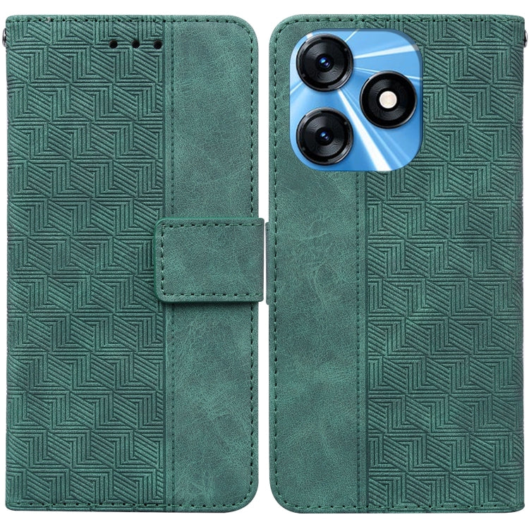 Geometric Embossed Leather Phone Case My Store