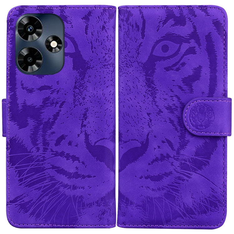 Tiger Embossing Pattern Flip Leather Phone Case, Series 4 My Store