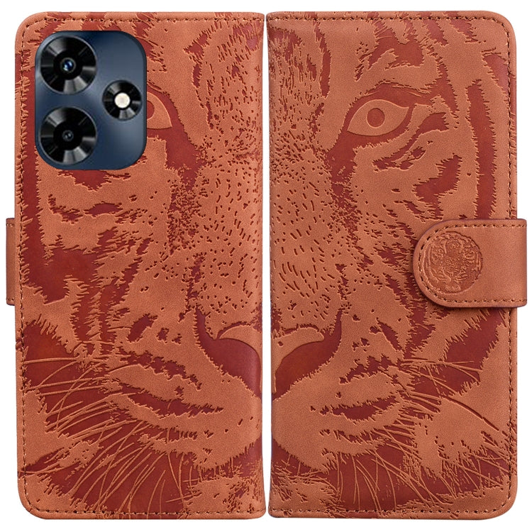 Tiger Embossing Pattern Flip Leather Phone Case, Series 4 My Store