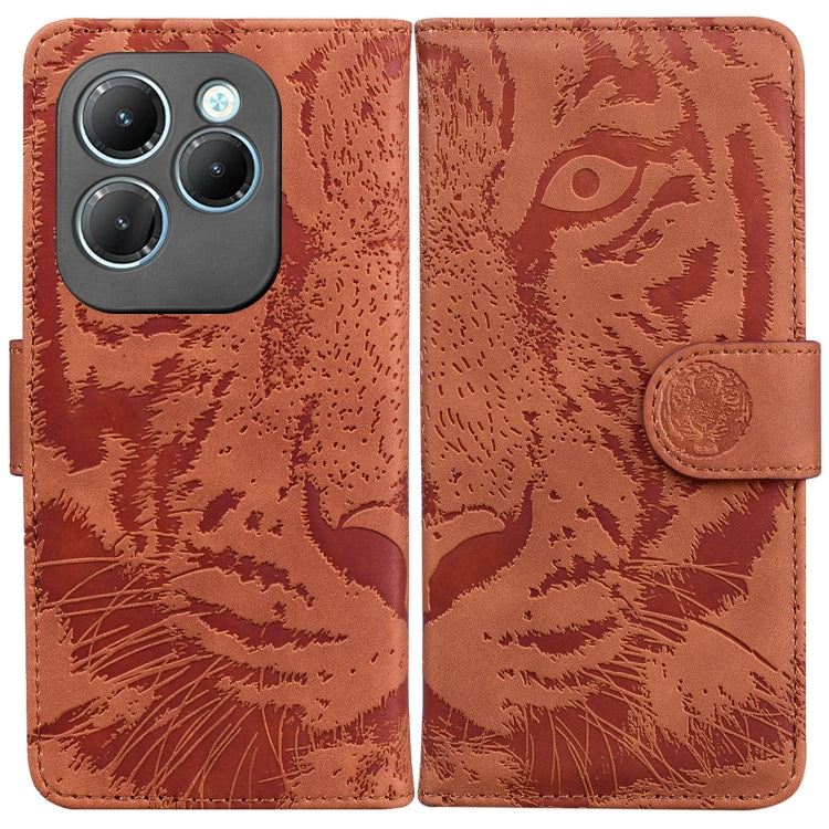 Tiger Embossing Pattern Flip Leather Phone Case, Series 4 My Store