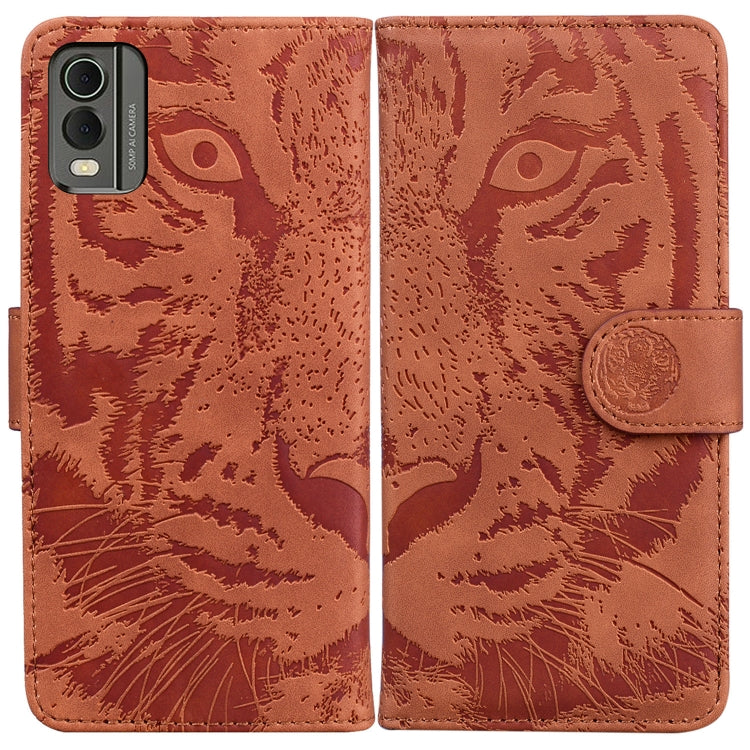 Tiger Embossing Pattern Flip Leather Phone Case