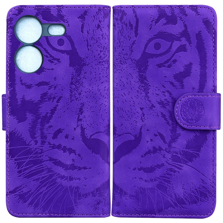 Tiger Embossing Pattern Flip Leather Phone Case My Store