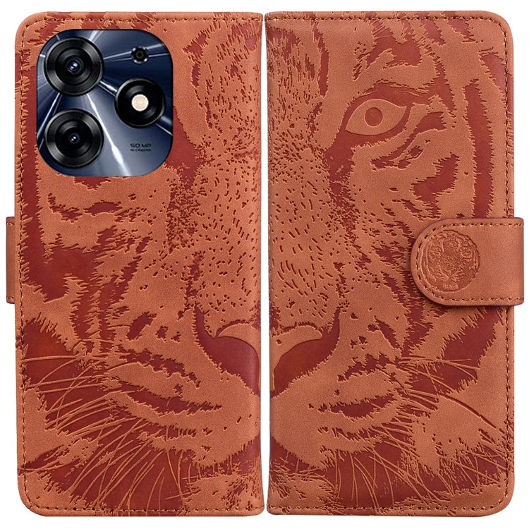 Tiger Embossing Pattern Flip Leather Phone Case My Store