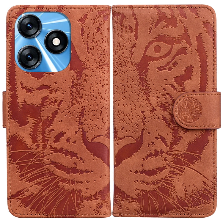 Tiger Embossing Pattern Flip Leather Phone Case My Store