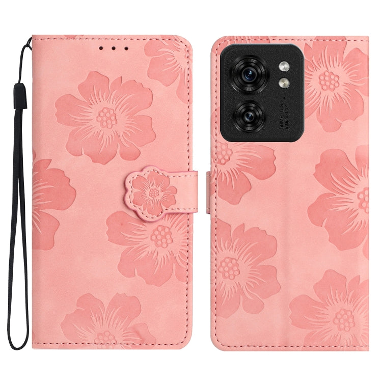 Flower Embossing Pattern Leather Phone Case, Series 1