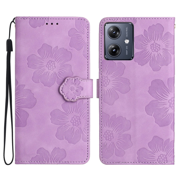 Flower Embossing Pattern Leather Phone Case, Series 1